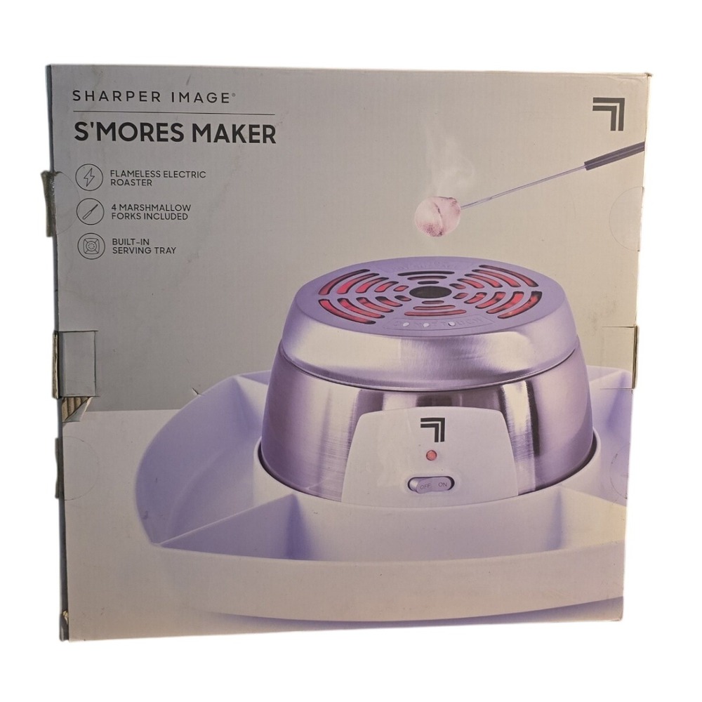 Electric Smores Maker Indoor Marshmallow Roaster 4 Forks 3333010 NEW sharper